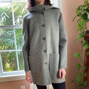 jJill wool /angora car coat.